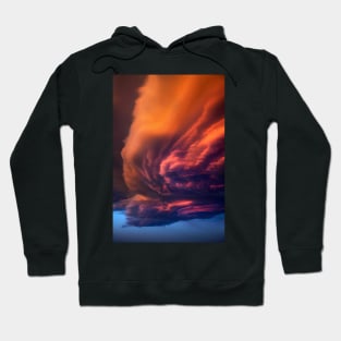 Fire in the sky Hoodie